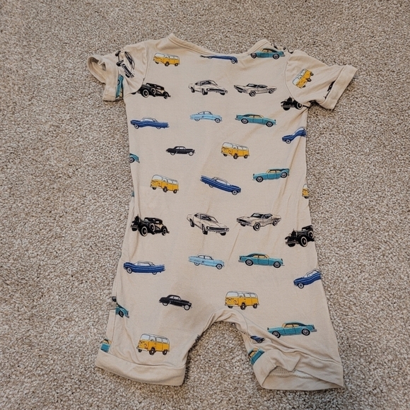 Miozing Bamboo Baby Vintage Car Pajamas Size 18-24 Months - Picture 6 of 6
